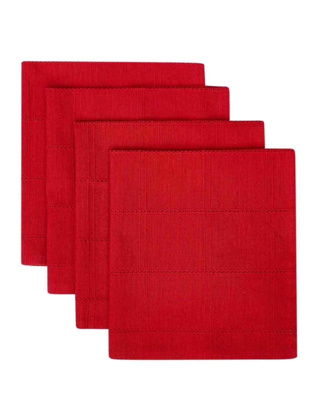 IZOD Chadwick Napkin 4-piece Set, Red